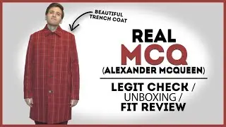 LEGIT McQ (Alexander McQueen) Coat | How to tell + unboxing & fit review!