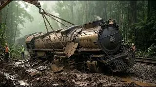 ASMR Train Restoration | Union Pacific Big Boy 4014 Reborn from Jungle Wreck