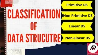 Classification of Data Structure (Primitive, Non Primitive) in Detail