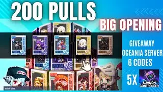 200XPulls equivalent of 54000 gems! GIVEAWAY Oceania SERVER (6x5 summon controllers)| Guardian Tales