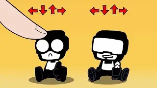 Anime Chibi Fnf vs Finger || Friday Night Funkin' Animation || Tankman and Steve