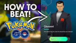 HOW TO BEAT *GIOVANNI* in POKEMON GO (NOVEMBER 2021)