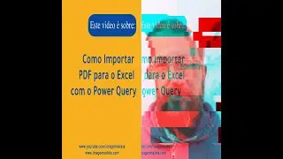 Como Importar PDF para o Excel com o Power Query 