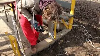 Начинаю переделку беседки / Ломать - не строить :)