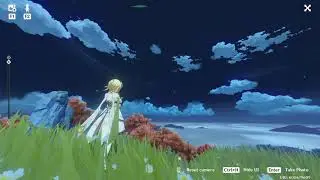 Genshin Impact - Beautiful scenery and lost in thought