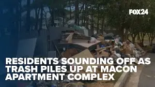Resident demands action as trash overflows at Macon apartment complex