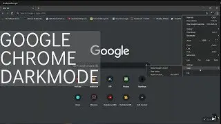 Turnon darkmode feature in chrome browser.