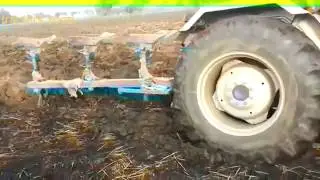Farmtrac 6050 4x4 VS lemken mb plough