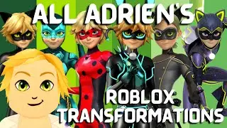Adrien's Superhero Transformations: TV vs. Roblox in Miraculous RP 🐞🎮. Miraculous Ladybug
