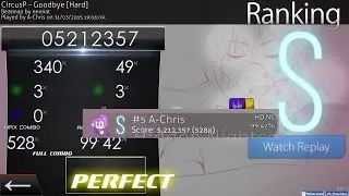 [Osu] RANK #5 | Circus-P - Goodbye [Hard]