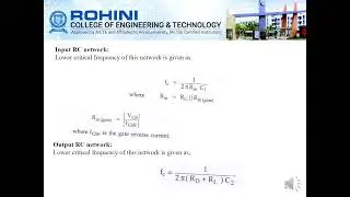 Low frequency analysis of FET amplifier