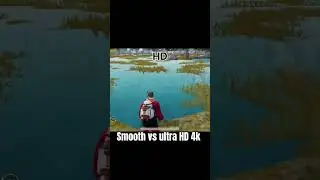 Ultra HD Graphics vs Super smooth😱Graphics in BGMI | 