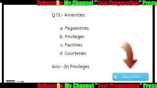 Multiple choice English Synonyms for competitive exam | 2021 set 1