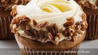 Traditional Carrot Cake Gourmet Cupcake