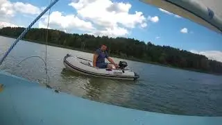 VLOG: Обкатываем швертбот на водохранилище р. Здвиж