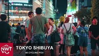 TOKYO Shibuya Night City Ambience 4K ASMR