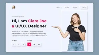 Build Modern Portfolio Website Using Neumorphism with HTML CSS And JavaScript | Step by Step Guide