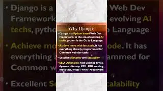 Reasons to learn Django in 2023 #django