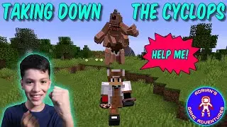 Minecraft Taking Down The Cyclops Ice and Fire Mod
