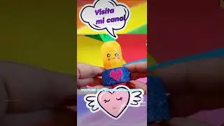 Idea Kawaii con cápsulas de huevo Kinder sorpresa #SHORTS manualidades huevitos chocolate fáciles