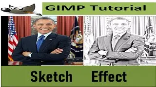 # 8 | Sketch Effect | Gimp Tutorial