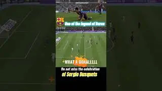 Tribute to Sergio busquets 🥅⚽🏟️ #gaming #fifa #sergiobusquets #barcelona #shorts #barca