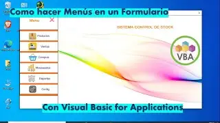 Menu moderno en Formulario con VBA Excel