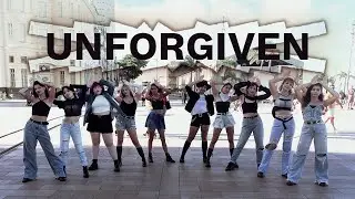 [KPOP IN PUBLIC | 10 MEMBER VERS.] LE SSERAFIM (르세라핌) 'UNFORGIVEN' Dance Cover by Petite Chérie