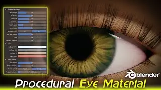 Procedural Eye Material In Blender