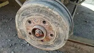 Рено Каптюр - Дастер покраска заднего тормозного барабана.