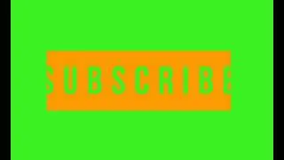 ANIMATED subscribe green screen effect. ||2021||
