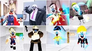 Ice Scream 4 Normal Vs Ice Scream 4 Roblox All Jumpscares