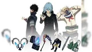 Fortnite X My hero academia Wave 2 leaked!!! Shigaraki, Dabi and Toga!