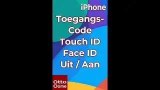 Hoe zet je de toegangscode van je iPhone aan of uit? Touch id of Face ID uit- en aanzetten.