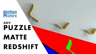 Cinema 4d r20 quick tip puzzle matte - aov [Redshift]