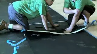 Seamless Gym Mat Installation