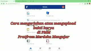 Cara upload file di bukti karya Pratfrom merdeka Mengajar_PMM