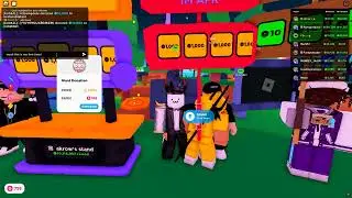 Guys i got to meet @ItsMeAKrow in pls donate!