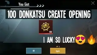 100 Donkatsu Crate Opening || Premium Crate Opening || Best VPN Trick
