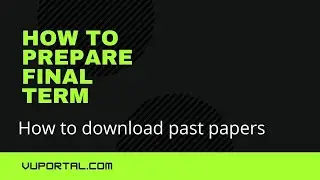 How to prepare final term exam  || Past paper || waqar Sinddhu Moazz past papers