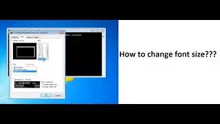 How to change font size and style in notepad (Windows 7)