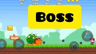 Bob's World 2 Level 45 BOSS 💣🔥💪