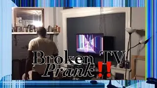 Broken TV Prank gone wrong ❌