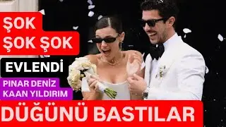 Pınar deniz Kaan yıldırımla evlendi düğünü bastılar şok görüntüler