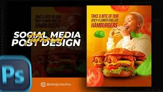 Social Media Post Design | Photoshop Food Flyer