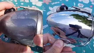 Un vieux chrome oxydé ou rouillé ? Je lui rends son effet miroir !