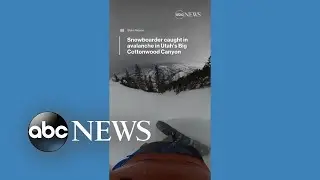 Snowboarder caught in Utah avalanche l ABC News