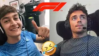Charles Leclerc races against Russell and Albon | F1 Monaco GP | Twitch