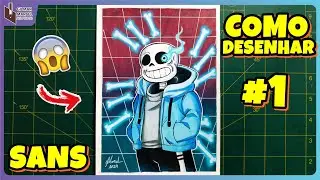 COMO DESENHAR FÁCIL O SANS DO JOGO UNDERTALE PASSO A PASSO #1