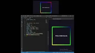 Rainbow Border Animation | Pure CSS